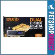 Eco Tech Advanced Reptile Thermostat Dual Control Electronic Thermostat w/ Timer