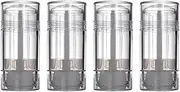 4pcs Empty Twist Up Tubes DIY Deodorant Stick Containers Deodorant Tubes Empty Lotion Stick Tubes Empty Refillable Deodorant Containers