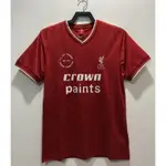 85-86 LFC 主場復古球衣 1985-1986 LIV-ERP-OOL 主場球衣 S-XXL 復古短袖球衣運動足球