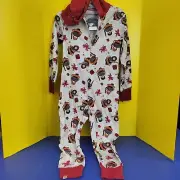 HARRY POTTER LEGO Gryffindor Hooded Pajamas Long Sleeve Size 7/8 Boy Girl