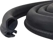 Car Door Weather Stripping Rubber Seal, 3m Automotive Door Seal with Side Bulb for Cars, Trucks, Boats, RVs and Home Applications (10Ft)