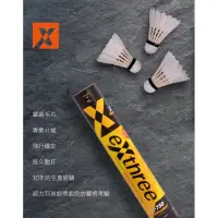 在飛比找蝦皮購物優惠-新包裝（羽球世家）超力X750 鵝毛比賽球 eXthree 