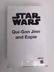 Star Wars The Phantom Menace Qui Gon Jinn Eopie Hasbro w/ Original Box #W2878