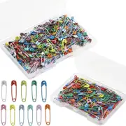 750Pcs Safety Pins, BetterJonny Colored Nickel Plated Steel Safety Pins 19mm ...