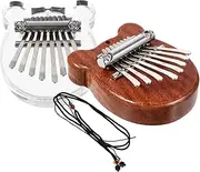 VINTORKY 2pcs Mini Kalimba Thumb Piano Note Portable Finger Piano with Cartoon Design for Beginners for Outdoor School and Family Music Enjoyment