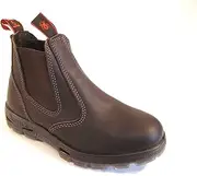 [Redback] Unisex Adults Bobcat Fire and Safety Shoe, Brown, 8.5 US UK