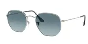 Ray-Ban RB3548N Hexagonal 003/3M Men's Sunglasses Silver Size 51
