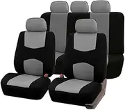 HPAMR Car Seat Covers Full Set 9 PCS Full Set Universal Car Seat Covers Four Seasons Universal 5-Seater Car Front and Rear Split Bench Cars Easy to Install Cover, for Car Truck Van SUV