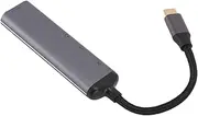 USB C Hub, 5-in-1 USB C Hub Multiport Adapter with 3.5mm Headphone Jack USB3.1 USB2.0 Type A PD Charging Port for Android for iOS Phone Tablet