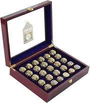 XiaKoMan NYY 27 World Championship Replica rings set 1923-2009 Series Yankees gifts with wooden box