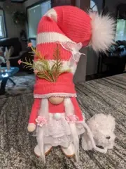 Gnome Handmade One Of A Kind. Gnome Is Approximately 15" Tall.