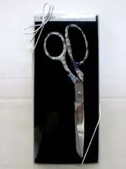 RARE 2001 DESIGNER SERIES GINGHER SCISSORS "GLORIANA" #G-DS5 NEW 8" SHEARS