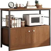 EqiEch Sideboard Buffet Cabinet Sideboard Coffee Bar Cabinet Accent Kitchen Storage Cabinet for Living/Dining Room, Kitchen, Hallway
