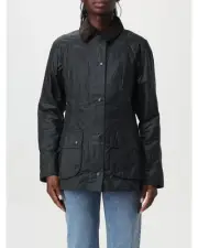 Barbour Beadnell Waxed Cotton Jacket Women Olive