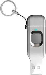 Aswalling Fingerprint Flash Drive Metal OTG Pendrive USB3.0 Type C for Laptop Phone Lock Thumbdrive Jump USB Disk 32G