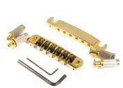 Genuine Hipshot Tone-A-Matic Bridge and Tailpiece Gold 4TM060G