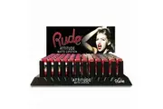 RUDE Attitude Matte Lipstick Acrylic Display Set B, 144 Pieces + 12 Testers