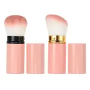 2 Pcs Makeup Brush Kit Eye Smudge Brush Eye Defining Brush Highlight Brush Pink
