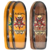 Suicidal Skates Possessed to Skate 9.25" Black Fade Rider Old School Shape Deck