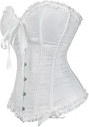 [Hengzhifeng] Women Bustiers Corsets Carnival Flower Corset Top