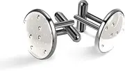[Generic] Men's Cufflinks, Sleeping Baby Penguin on Clouds Cuff Links for Men, Classic Cufflinks Black for Suit Shirt Wedding Business Birthday Jewelry Gift