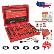 Multi-Size 53Pc Bolt Extractor & Left-Hand Drill Bit Set with Easy Storage Case