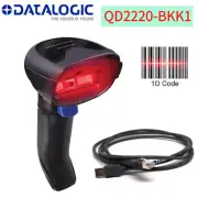 Datalogic QuickScan QD2220-BK Handheld 1D USB Barcode Scanner Imager W/USB Cable