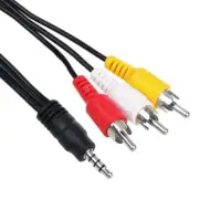 AV A/V Audio Video TV Cable Cord Lead for Canon DV MiniDV HD Camcorder STV-250/N