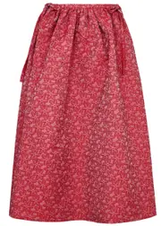 Sister Jane Flower Power Floral-jacquard Midi Skirt - Red - 6 (UK6 / XS) 6 (UK6 / XS)