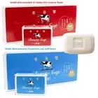 COW BRAND Beauty Bar Soap RED Rose BLUE Jasmine Scent JAPAN Face Body Milk Soap