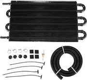 Engine Oil Cooler Kit Universal Aluminum Remote Cooling Radiator with Great Efficiency for Modified Street Vehicles