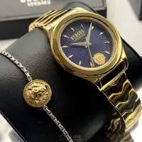 在飛比找ETMall東森購物網優惠-VERSUS VERSACE手錶, 女錶 34mm 金色圓形