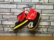 Disney Mickey Mouse Boys Plush Boot Style Slippers 11/12 Non-Skid, Free Ship