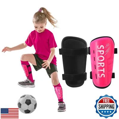 Syhood Sports Soccer Shin Guards for Toddler Kids Youth Football Shin Pads Pr