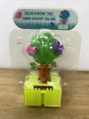 NEW Solar Dancing Tree Bobblehead Toy By Greenbrier Bobble Head Pink Purple Bird