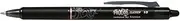 Pilot Frixion Clicker Erasable Retractable Gel Pen, Medium Tip (1.0mm) - Black