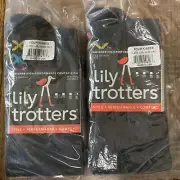Lily Trotters Four Kisses Compression Socks Wide Calf L/XL, 2 Pairs