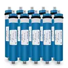 10 Pack 100 GPD Membrane Reverse Osmosis Max Water Filter Universal System