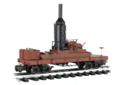 Bachmann G 95699 20' Flat Car & Log Skidder & Crates W/Metal Wheels & Knuckles