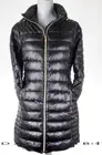 $220 Michael Kors Packable Quilted Hooded Down Jacket Puffer Coat S Shiny Black