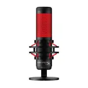 HyperX QuadCast Rouge Black and Red Gaming Microphone with Stand