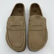 Birkenstock New w/ Box Naples Taupe Suede Leather Regular Width - Select Size