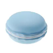 5 Pcs Candy Color Jewelry Box Multicolor Vivid Cake Shape Portable Ring Earrings Storage Box Gift Case LIGHT BLUE COLOUR