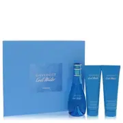 Davidoff Cool Water Gift Set - Eau De Toilette Spray + Body Lotion + Shower B...