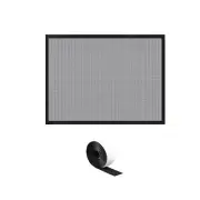 Fireplace Screen Mesh Cover PVC Fireplace Cover Pet Proof with Hooks and2060