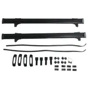 2 x Roof Rack Cross Bars Black Fit For Toyota Hilux Dual Cab 4 Door 2012-2024