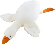 Cute Large Shape Big Kawaii Plushies Goose Funny Goose Plush White Pillow Cushion (90cm)