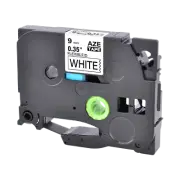 1PK Compatible with Brother P-Touch TZe FX221 White Flexible Label Tape 0.35"