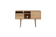 6IXTY Niche Scandinavian Wooden Small Highboard Buffet Unit Sideboard Storage Cabinet - Natural