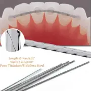 Dental Orthodontic Bracket Lingual Retainer Wire Flat Stainless Steel Titanium